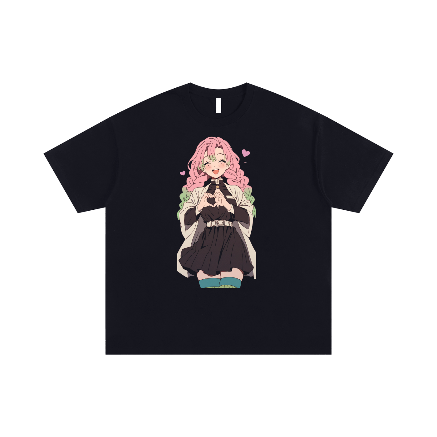 Mitsuri with the hand heart custom anime shirt